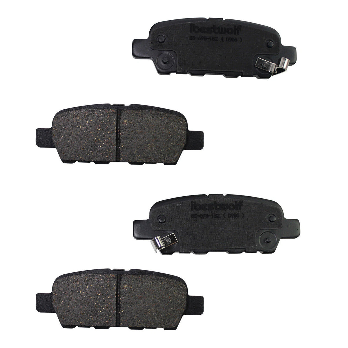 Rear Ceramic Brake Pads for Infiniti EX35 (2010–2012) - D905, P-905, 905