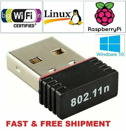 10X Mini USB WiFi WLAN Wireless Network Adapter 802.11 Dongle RTL8188
