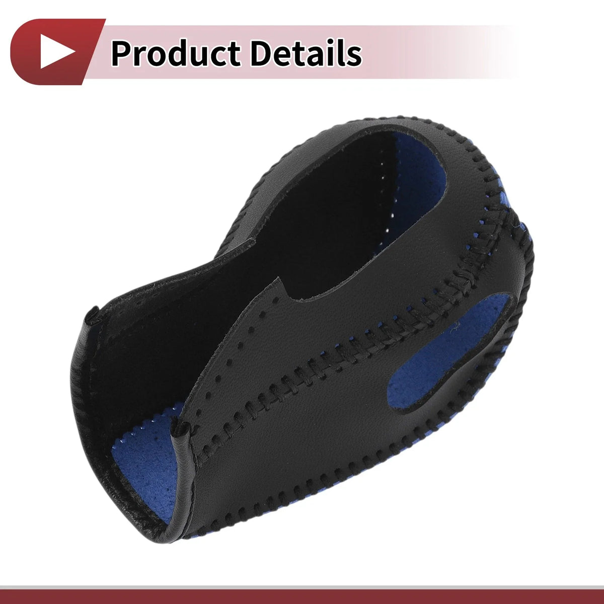1 Pc Gear Shift Knob Cover for Ford Edge (2011–2014) Blue Faux Leather