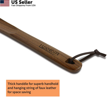 15in Long Handled Wooden Shoehorn for Luxdecor (No Part Numbers)