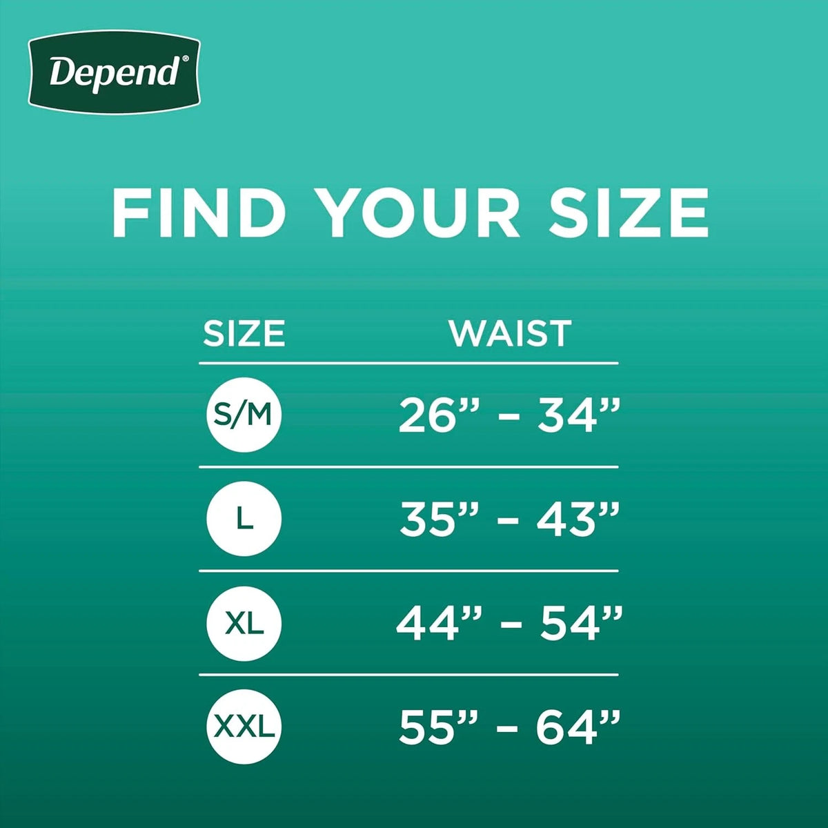 2X-Large Depend Fresh Protection Adult Diapers for Incontinence Underwear