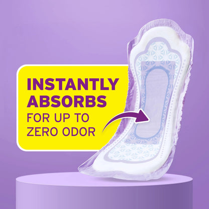 Set of 4 Poise Incontinence & Postpartum Pads for Bladder Leaks