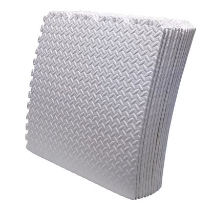 12X Interlocking EVA Foam Gym Floor Mats 24x24 for Fitness Exercise
