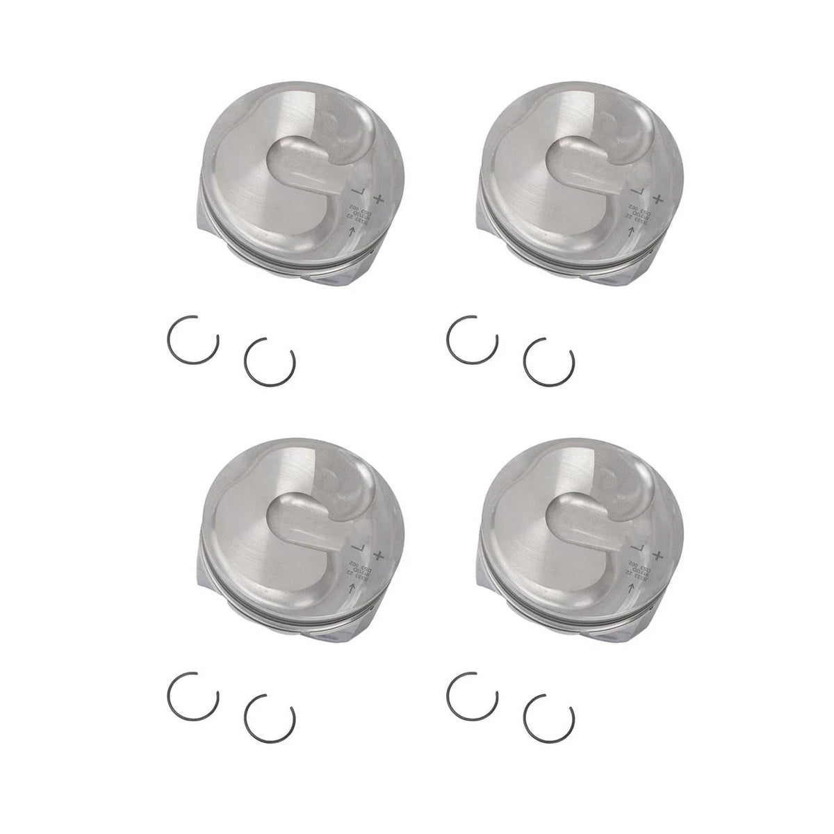 Set of 4 ACDelco Engine Pistons for Chevrolet Camaro Corvette Silverado 1500 Tahoe