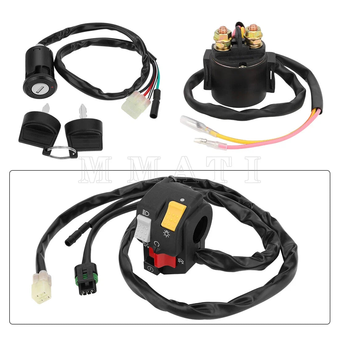 Ignition Key Switch w/Relay for Honda Sportrax 250 TRX250EX (2001–2005)