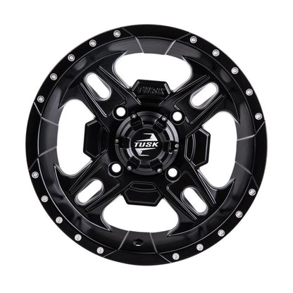 Tusk Beartooth Wheel 14x7 Matte Black for 185-277-0009