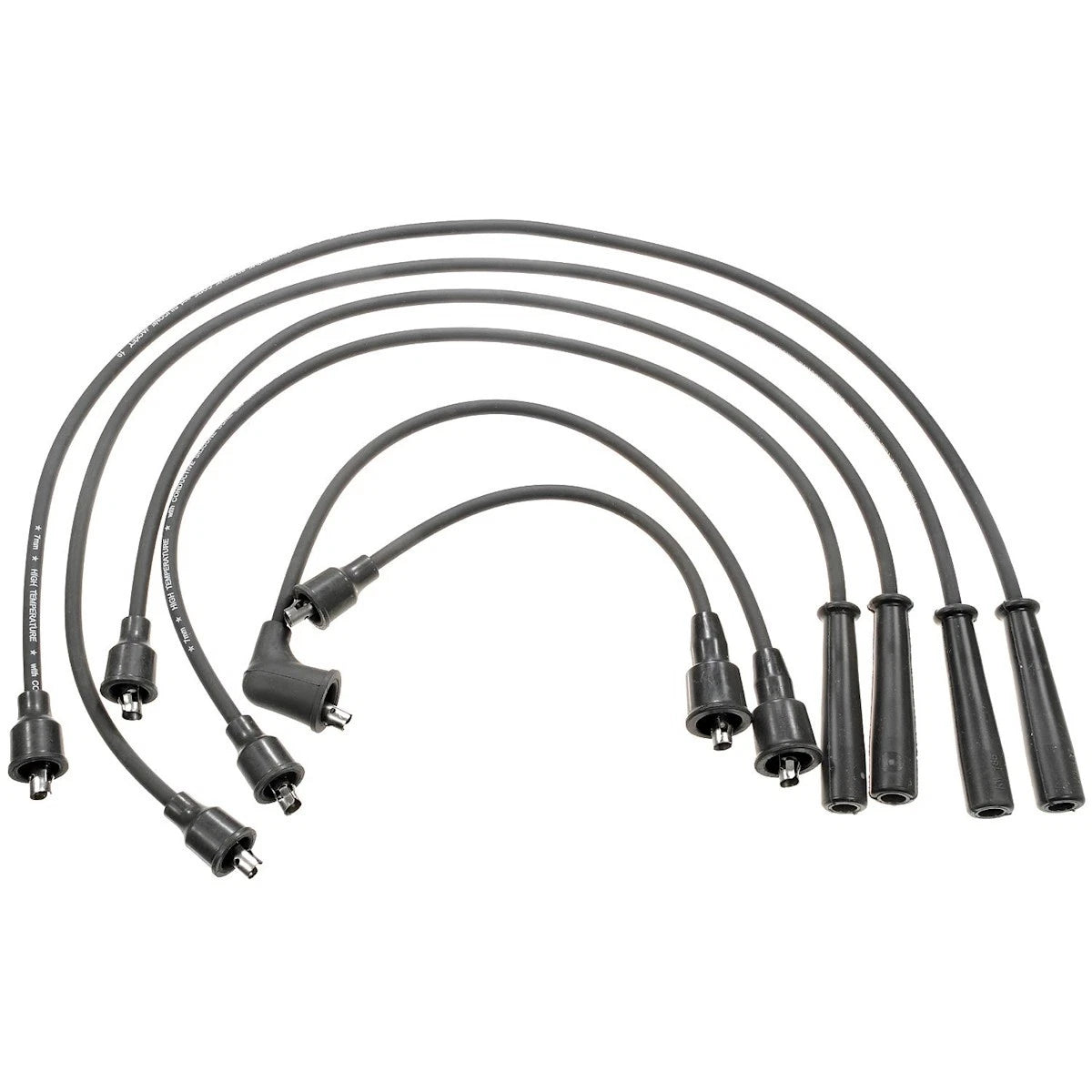 Set of 4 Spark Plug Wires for Isuzu Pickup Amigo Impulse Trooper (1983–1995)