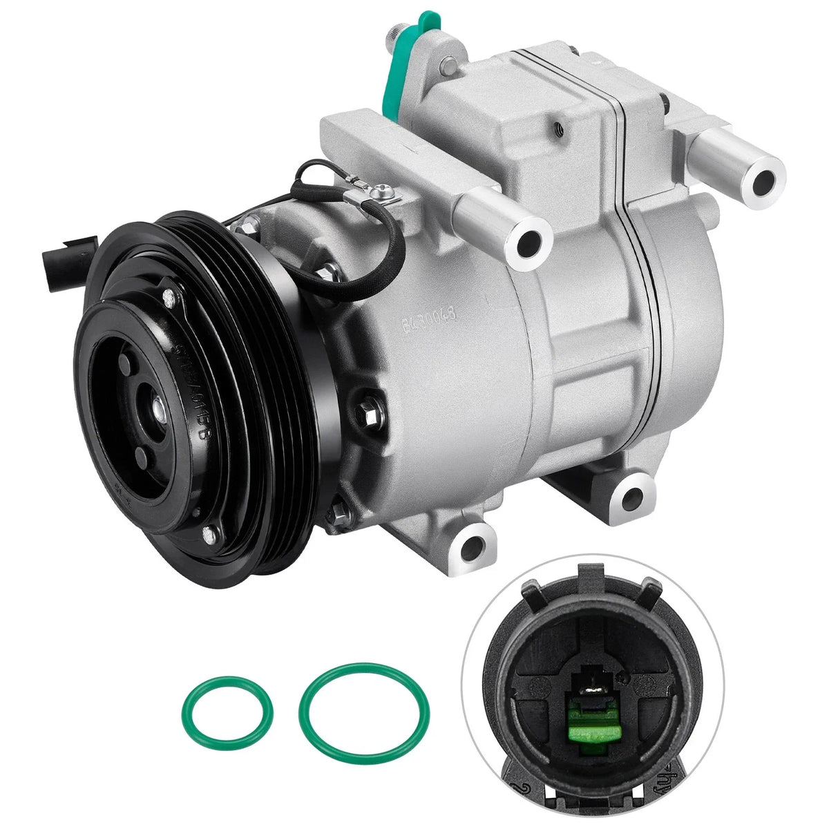 A/C Compressor w/Clutch for Hyundai Accent (2006–2009) Dodge Attitude (2006–2010)