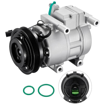 A/C Compressor w/Clutch for Hyundai Accent (2006–2009) Dodge Attitude (2006–2010)