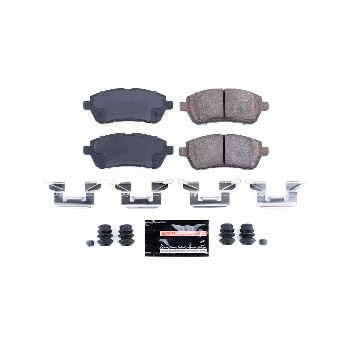 2X Powerstop Z23-1454 Brake Pad Set Front for Ford Fiesta (2011–2019)