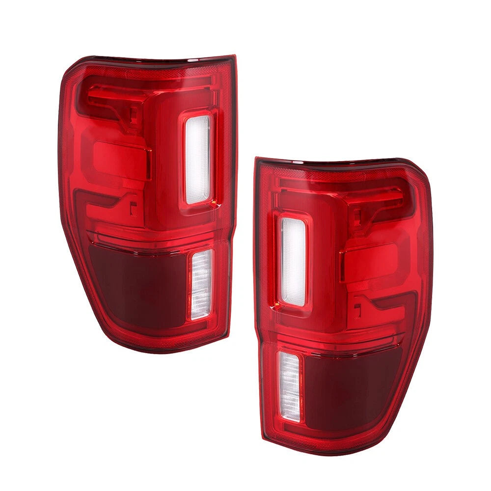 Set of 2 LED Tail Lights for Ford Ranger (2019–2023) 1020376, KB3Z-13405-G, KB3Z-13404-G