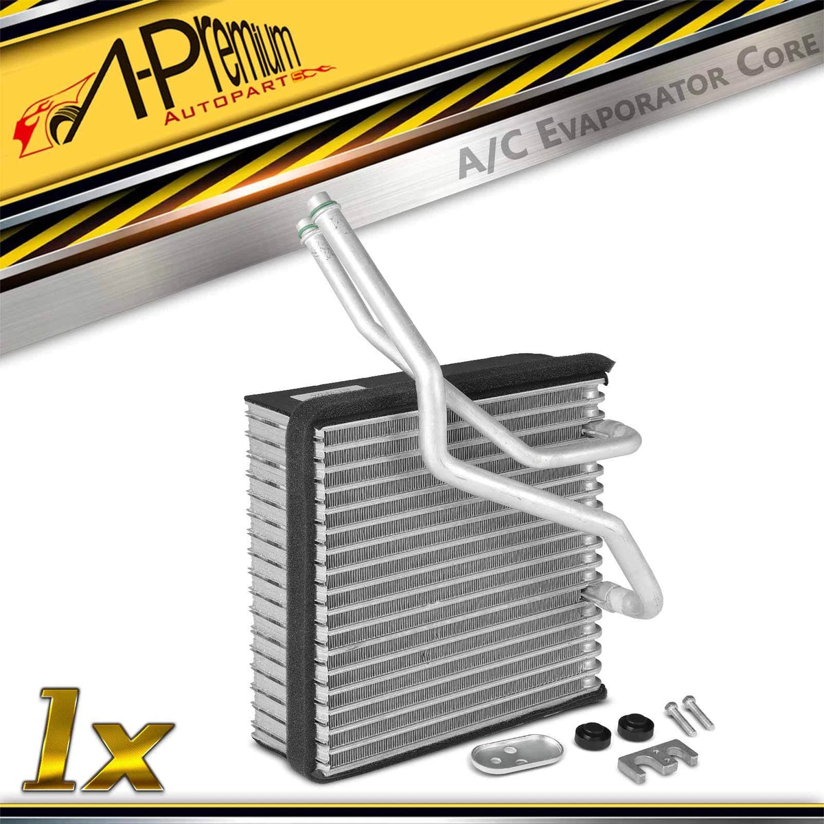 A-Premium Front A/C Evaporator Core for Volkswagen Jetta Golf Beetle (2000–2005) 54879, 1J1820007A, 1J1820024A, 1J1820105, EV939524PFXC