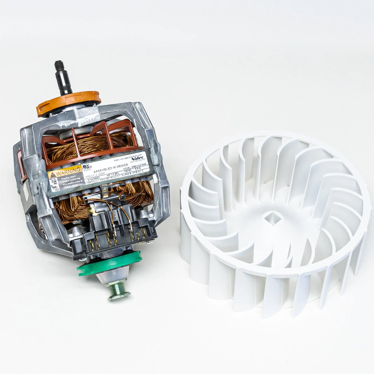 Dryer Motor 697772 Blower Wheel for Whirlpool Kenmore Kitchenaid