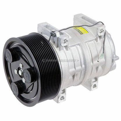 AC Compressor & A/C Clutch for OEM Diesel Kiki & Tama TM-16HS (12v) 60-02892NC, 488-46234