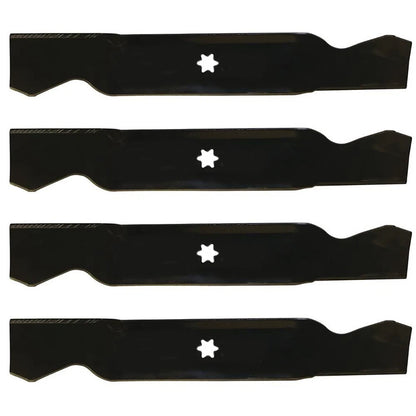 Set of 4 Mower Blades for White (Replaces 742-0610)
