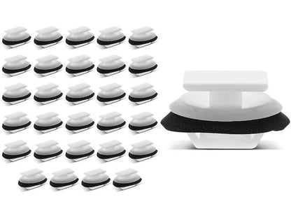 Set of 4 Rocker Panel Molding Retainer Clips for Mazda 6 (2003–2008) 45625NDRQ