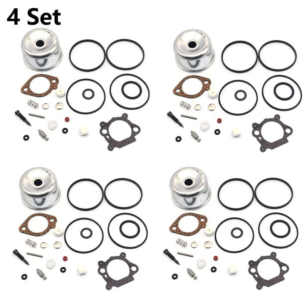 Set of 4 Carburetor Rebuild Kits for B&S 498260 492495 796611 493640