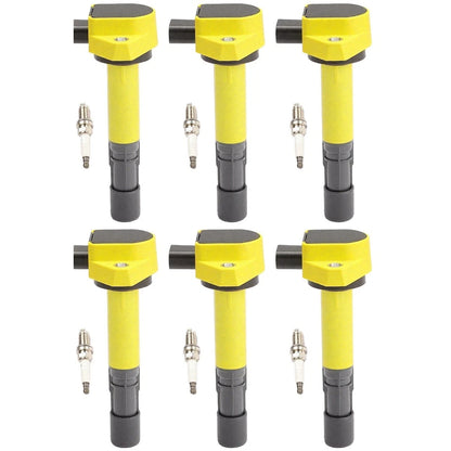 Ignition Coil and Spark Plug Kit for Honda Ridgeline Pilot (2006–2015) 18100986, 30520PDKA01, 30520PGKA01, 30520PVFA01, 30520PVJA01, 30520PVKA01