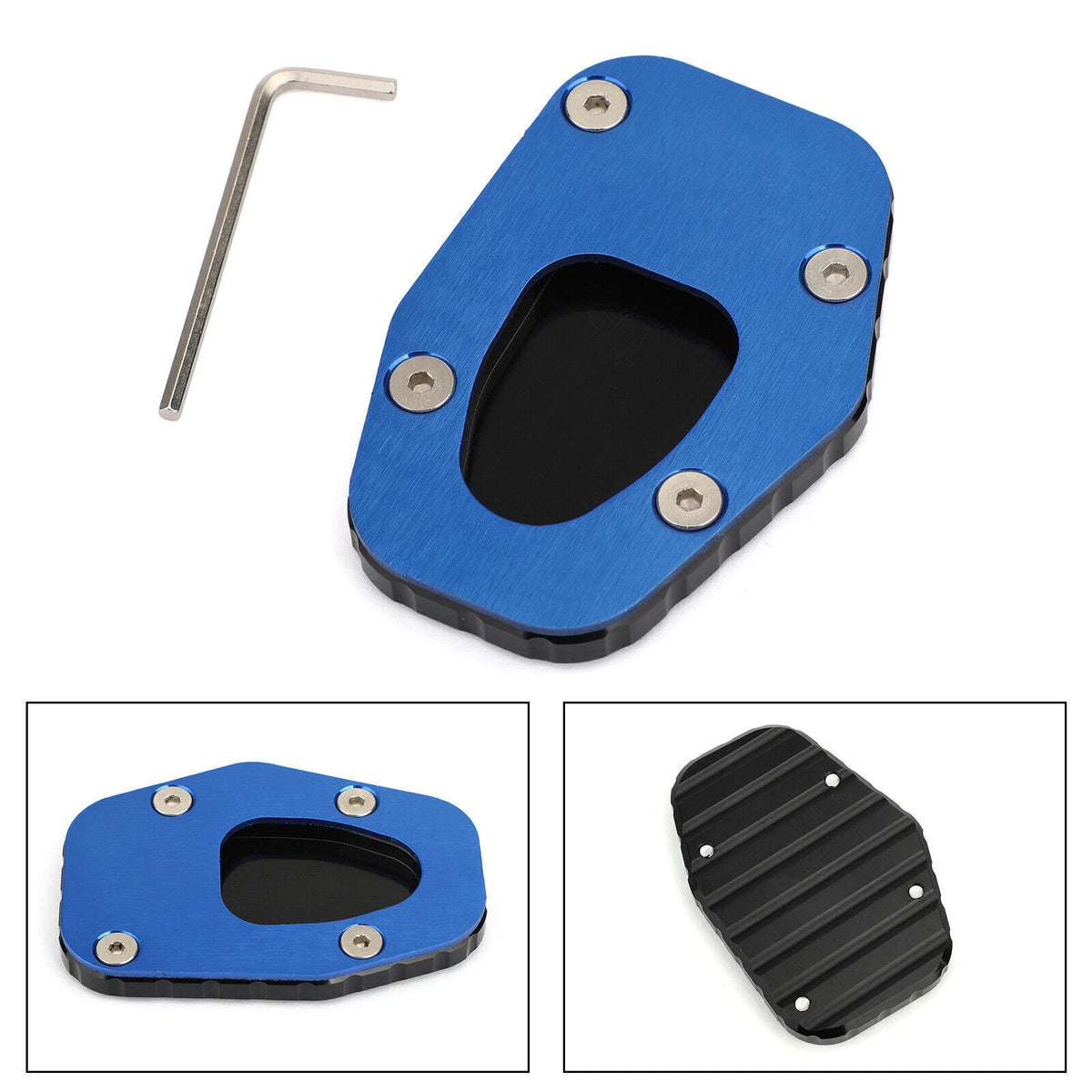 Kickstand Sidestand Enlarge Plate Pad for Yamaha Niken/GT (2019–2020) KSP-129-Blue