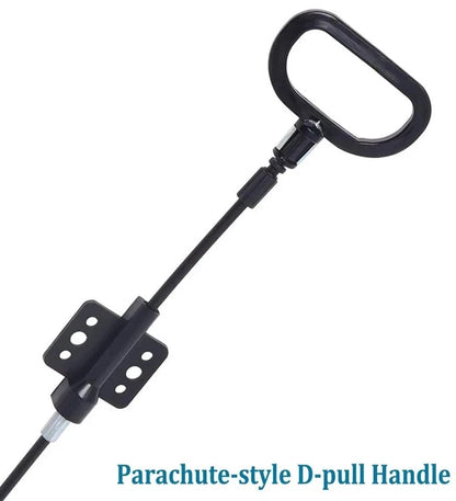 2Pcs Recliner D-Ring Cables for Ashley Recliners (Exposed 4.9" Total 33.7")