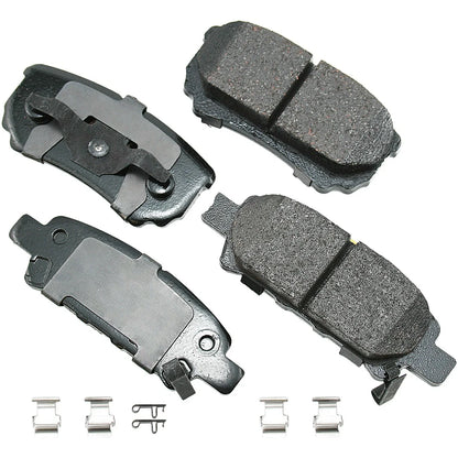 Rear Brake Kit 262mm Disc Akebono Ceramic Pad for Chrysler Dodge Jeep