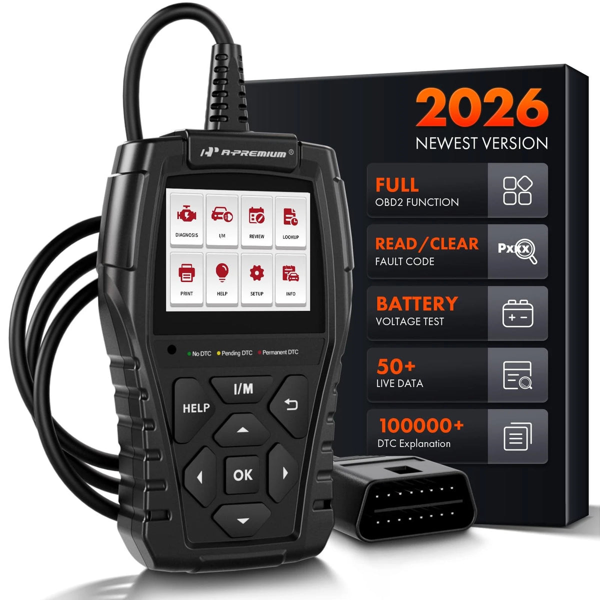 OBD2 Scanner for Automotive Diagnostics (2010–2023)