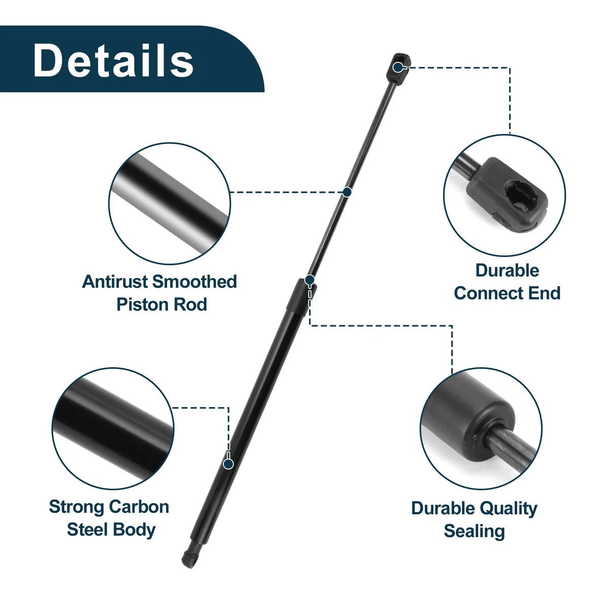 Rear Hatch Lift Supports Struts Gas Spring No. 0K2FB62620A for Kia Jiale II (FJ)