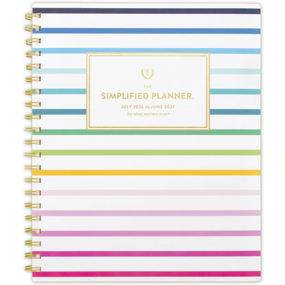 Planner 2026-2027 Weekly & Monthly Academic July-June 8-1/2" x 11"