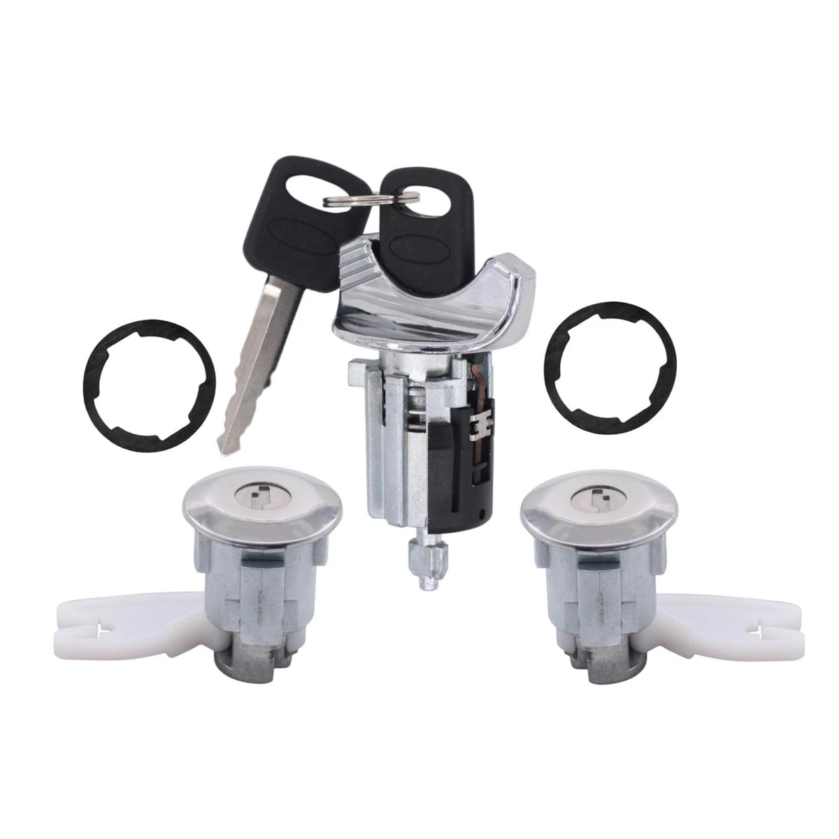 Ignition Switch Lock Cylinder and Door Lock Cylinder Kit for Ford Aeros