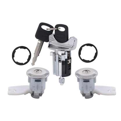 Ignition Switch Lock Cylinder and Door Lock Cylinder Kit for Ford Aeros