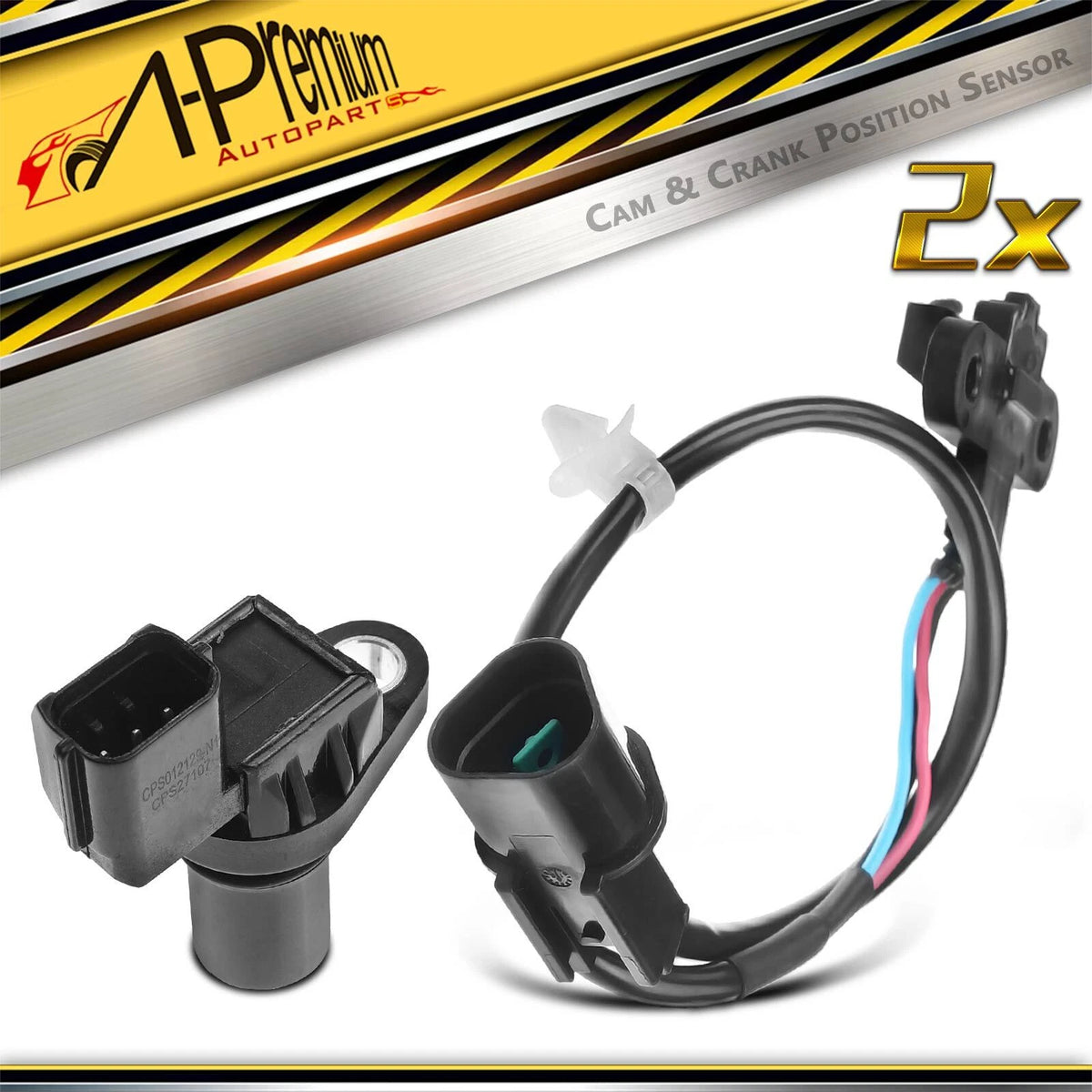 2X Camshaft & 1X Crankshaft Position Sensor for Mitsubishi Outlander (MR578711, MD327107)