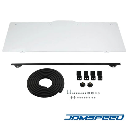 Rear Windshield for Polaris Ranger XP 1000 Crew (2017–2025) 1234