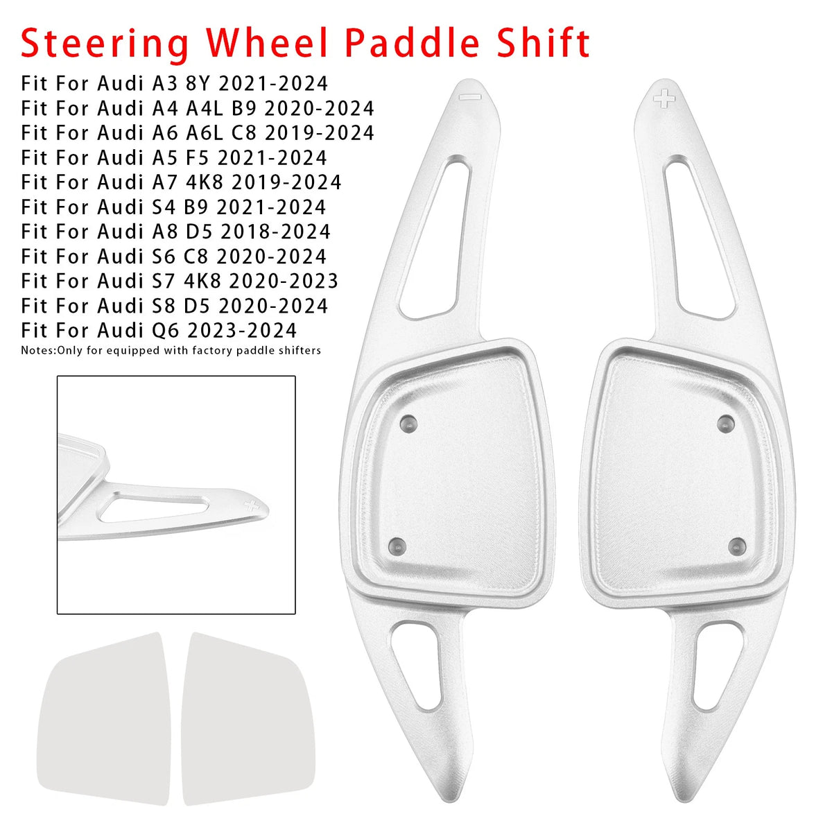 Steering Wheel Paddle Shifter Extension for Audi A3 A4 A6 (2010–2020)
