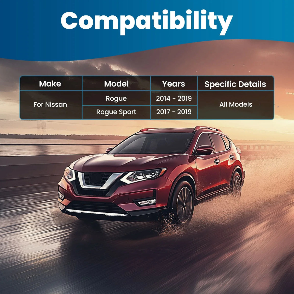 Front Lower Control Arms Ball Joint for Nissan Rogue (2014–2019)