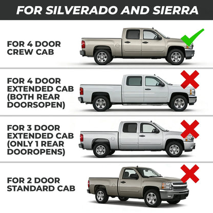 Rocker Panels & Cab Corners for Silverado Sierra 1500 2500 3500 (1999–2007)