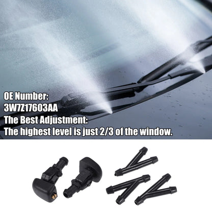 Set of 2 Windshield Washer Nozzles for Ford Crown (No. 3W7Z17603AA)