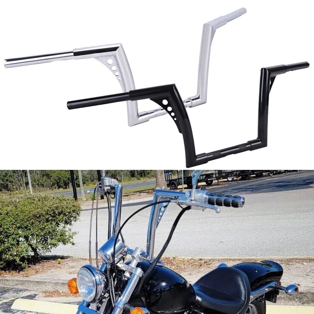 10" Rise Ape Hanger Handlebar 1 1/4" for Harley Sportster FXST Softail
