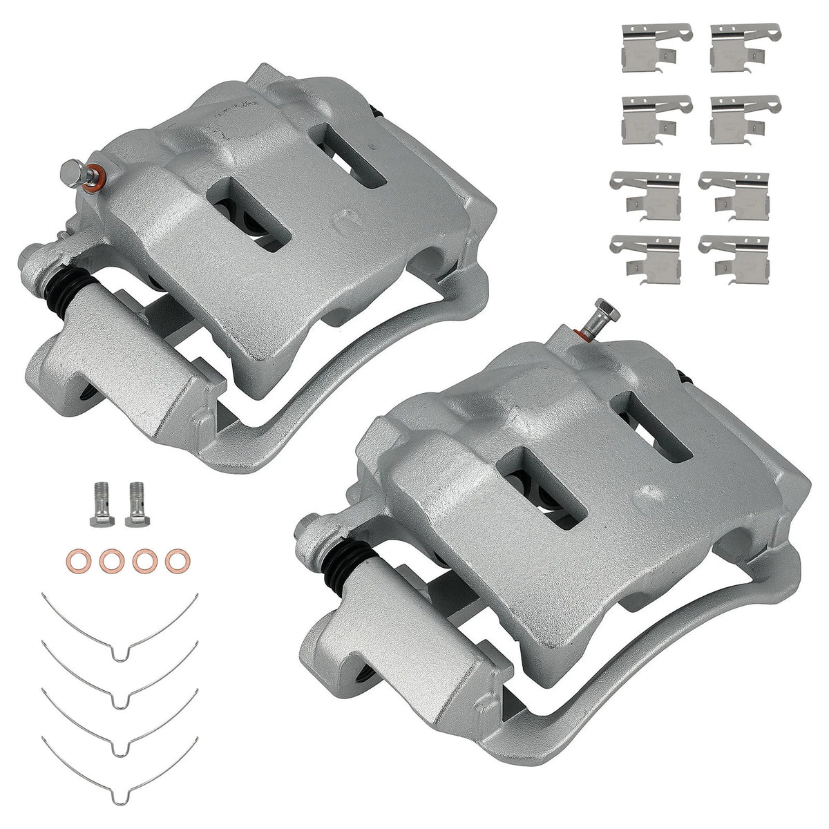 Brake Caliper Set Front Left Right for Ford Excursion F-250 F-350 (2000–2005) NM1VCU, 18-B4791, 18-P4791