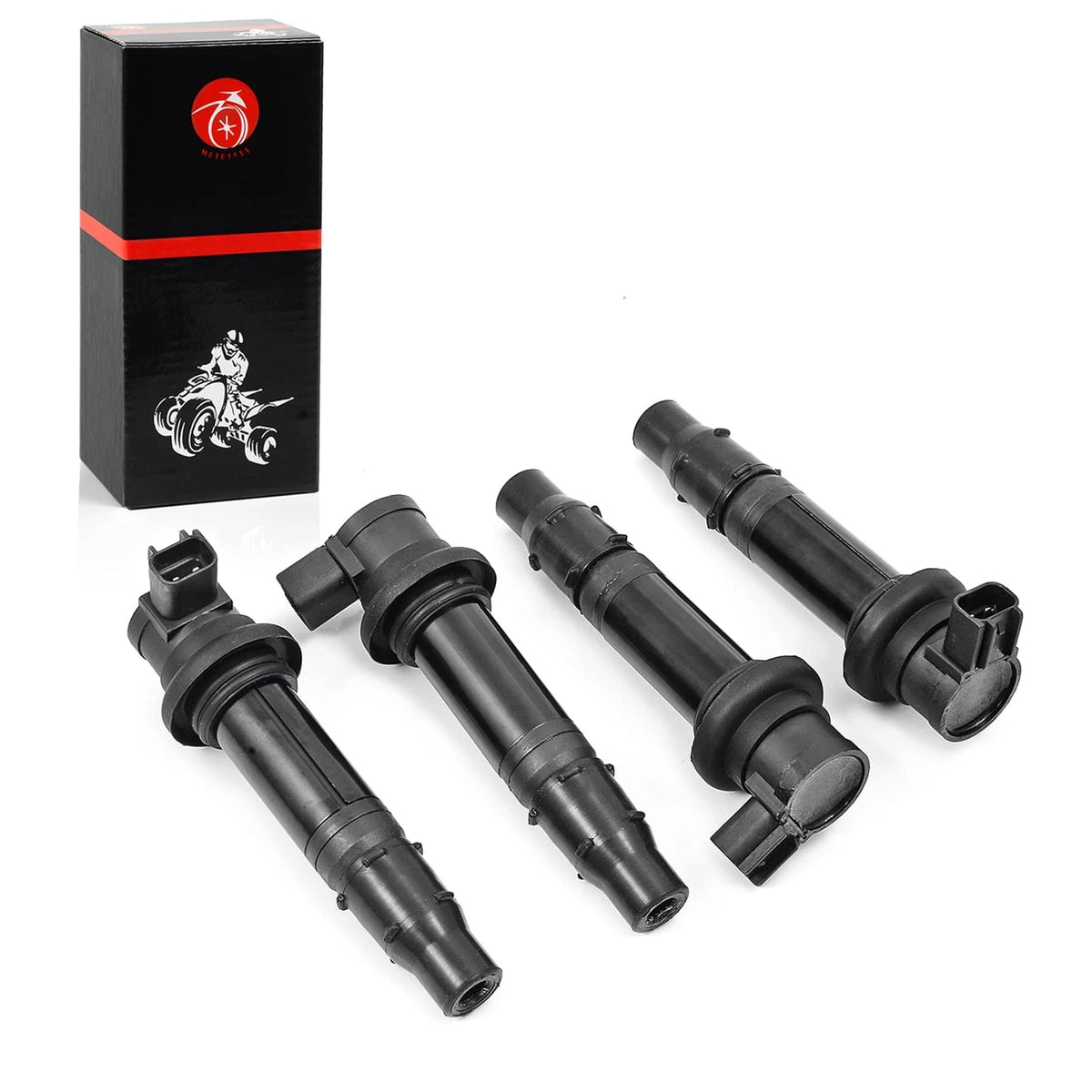 Ignition Coil Set of 4 for Yamaha YZF R6 (2006–2007) R1 (2002–2006) FZ1