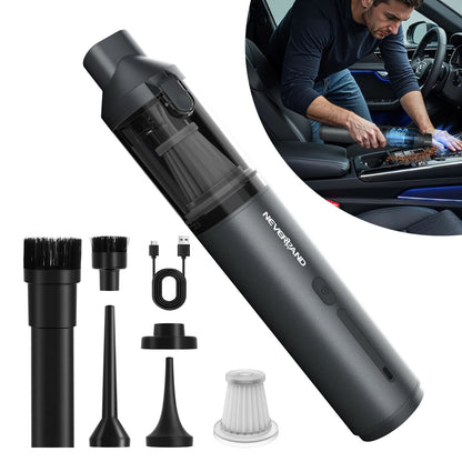 2X Mini Portable Cordless Handheld Vacuum for Home Office Cleaner
