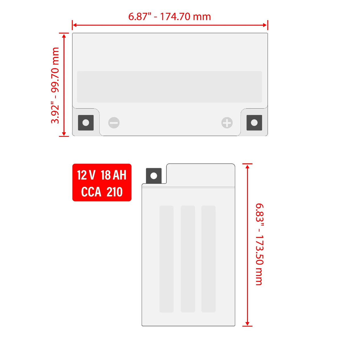 AGM Battery for Yamaha Waverunner FX FX1000 FX1100 (2004–2008)