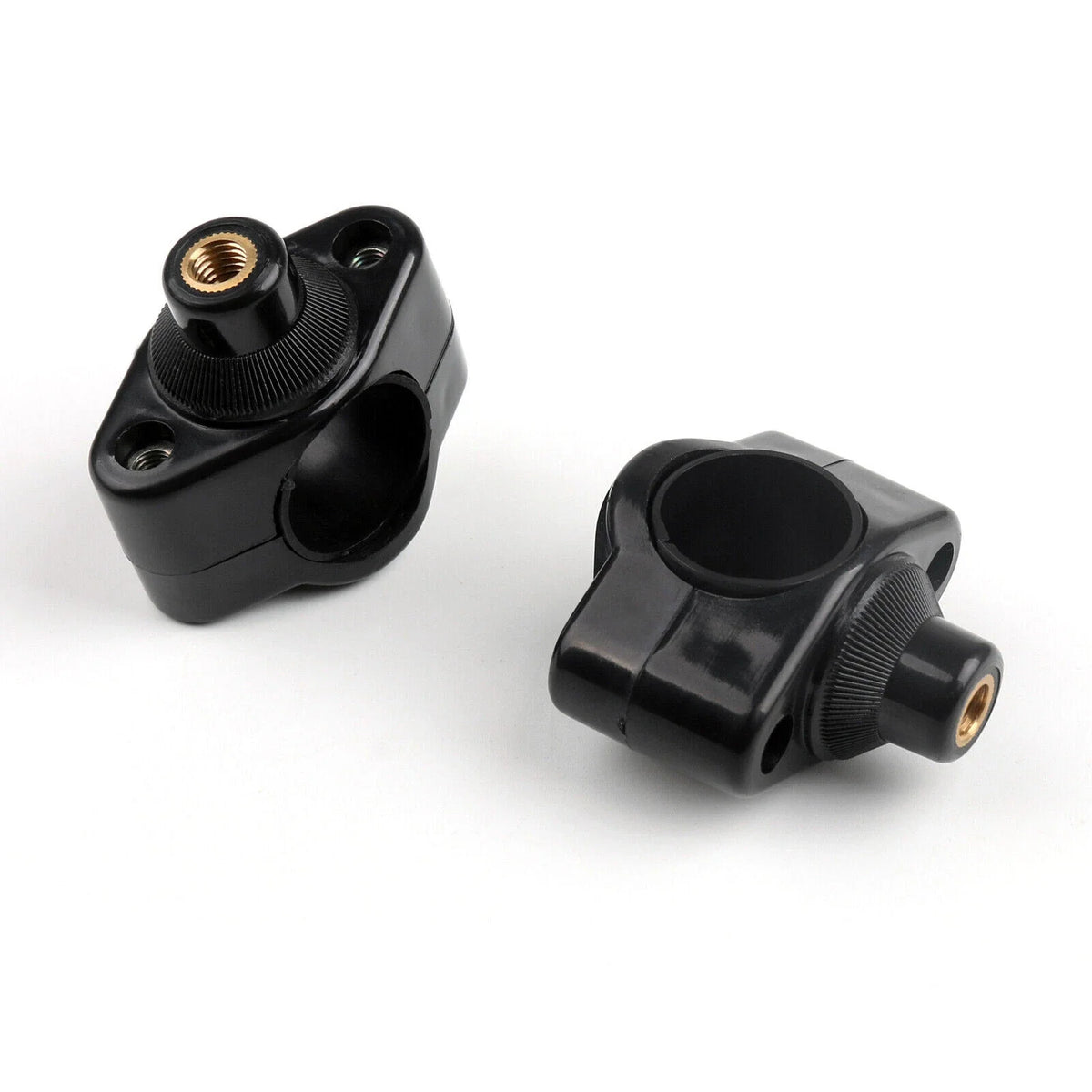 Set of 2 Windshield Mounting Hardware Handlebar Clamps for