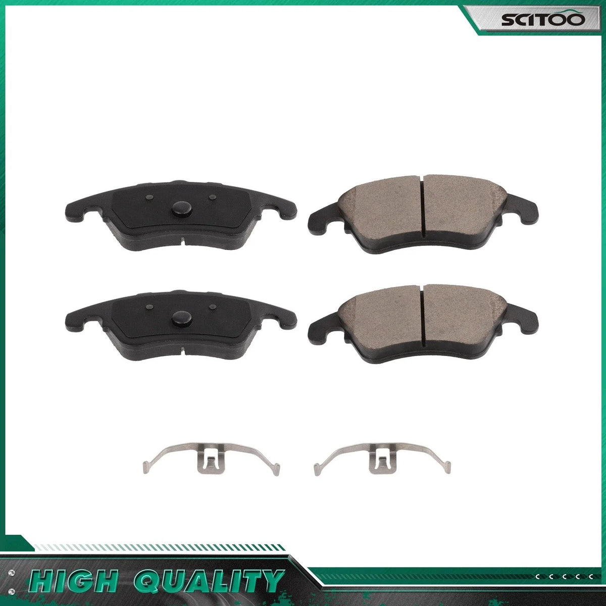 Front Ceramic Brake Pad Set for Mercedes-Benz CLS400 SLC300 (2017–2020)