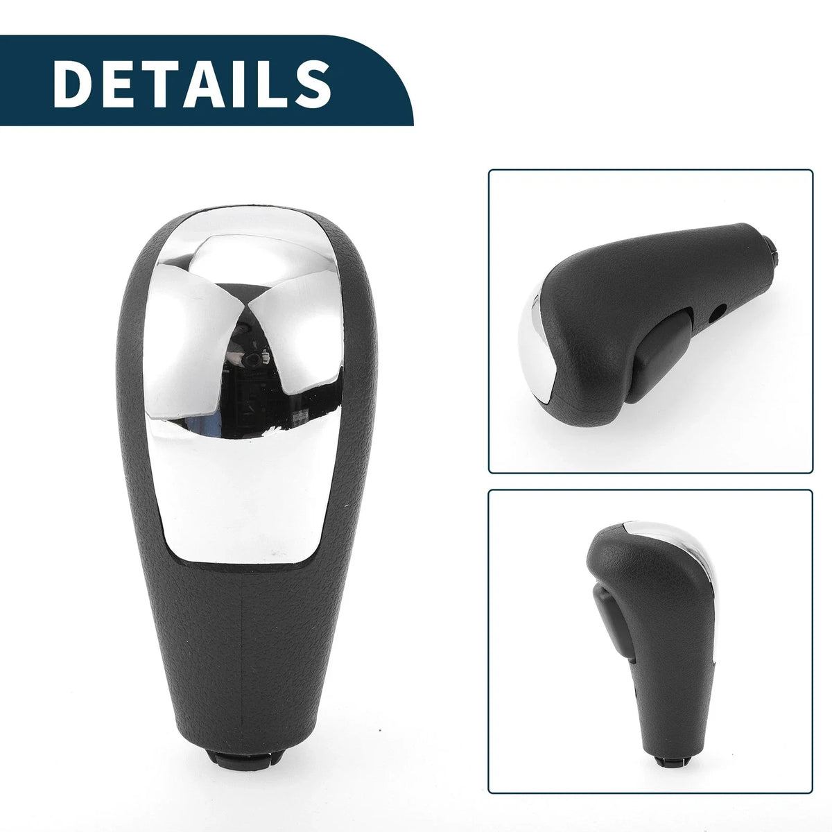 Automatic Gear Shift Knob for Ford Focus MK2 (2005–2012) Plastic Black Silver