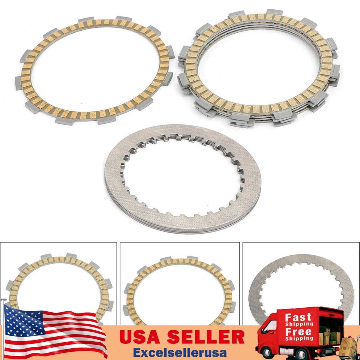 Clutch Kit for Suzuki TU GW GZ GN DR VL 250 (1982–2017) 21441-37400