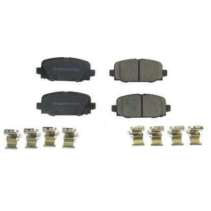 2X Powerstop Brake Pad Set Rear for Jeep Compass (2018–2022) 17-2081