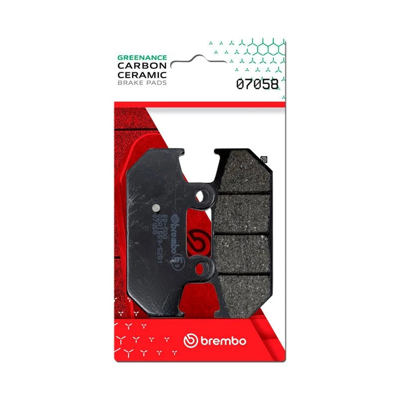 Brembo Brake Pad 7058 for Suzuki An Burgman (Carbon Ceramic, Rear)