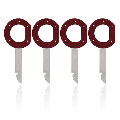 4X Radio Removal Tool Kit for Universal Use (Easy Grip Handles)