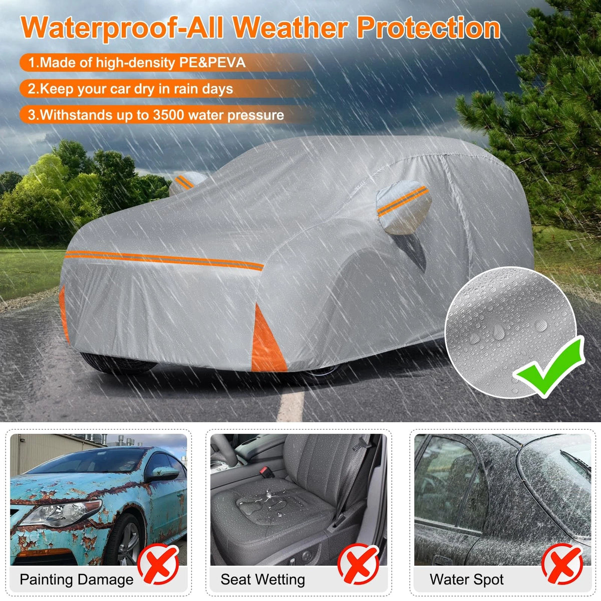 Custom Waterproof Car Cover for Honda CRV (2002–2025)