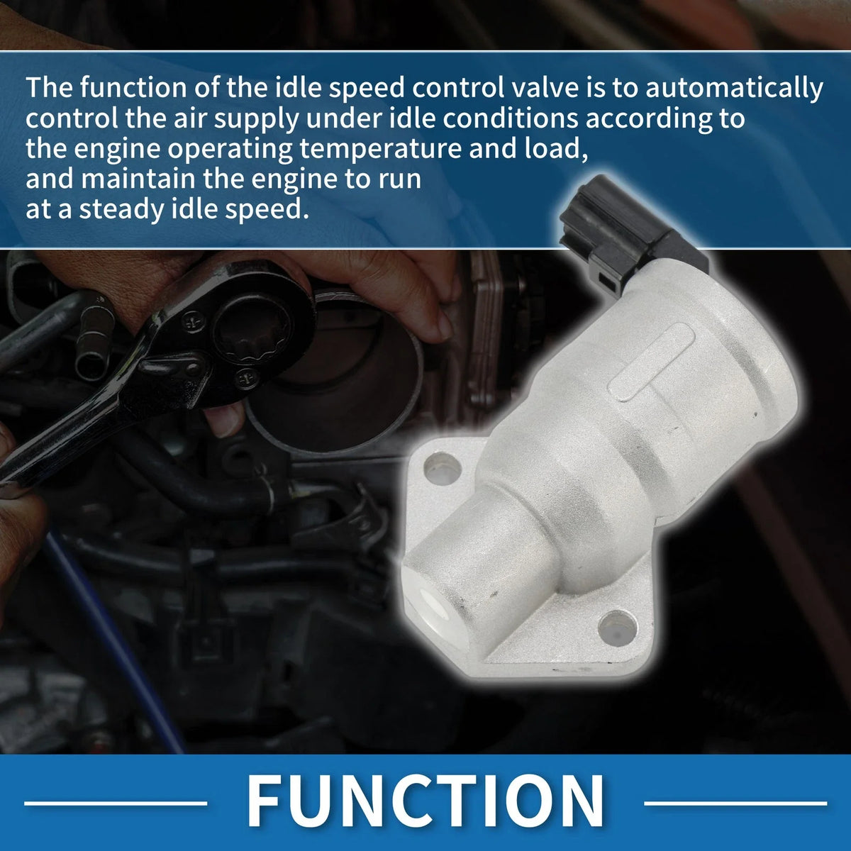 Idle Air Control Valve for Ford Mustang (2001) No. 9F5E9F715FA